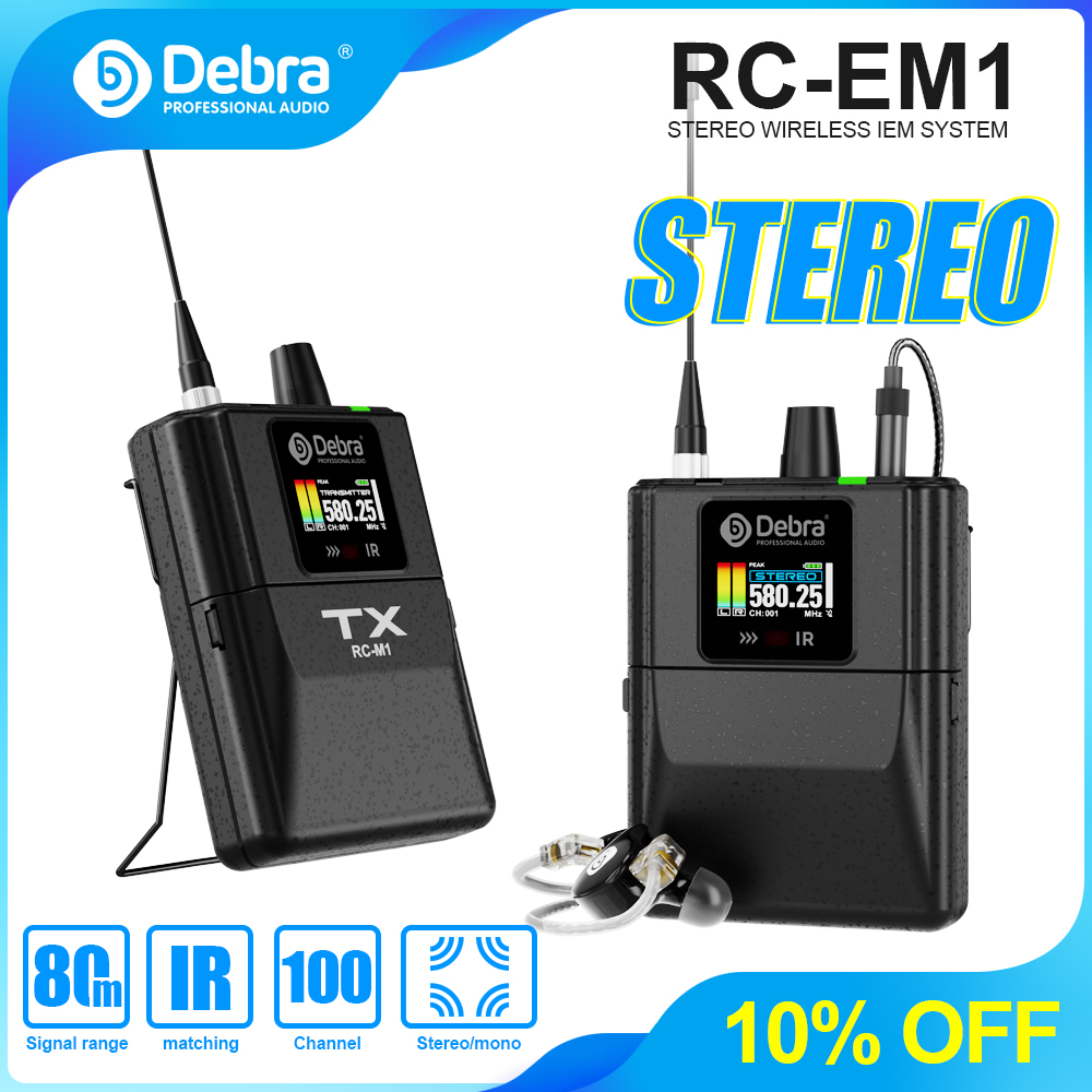 Debra Audio RC-EM1 UHF Stereo  - đánh giá và giá In Ear Monitor Iem