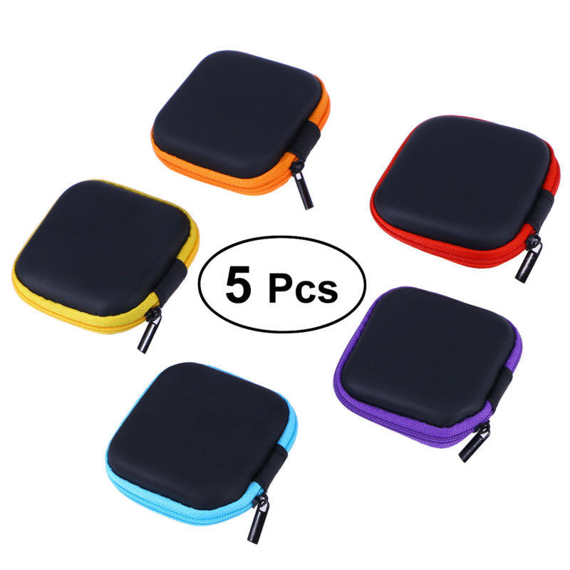 5Pcs Earphone Storage Case Min - đánh giá và giá Headphone Case Hard