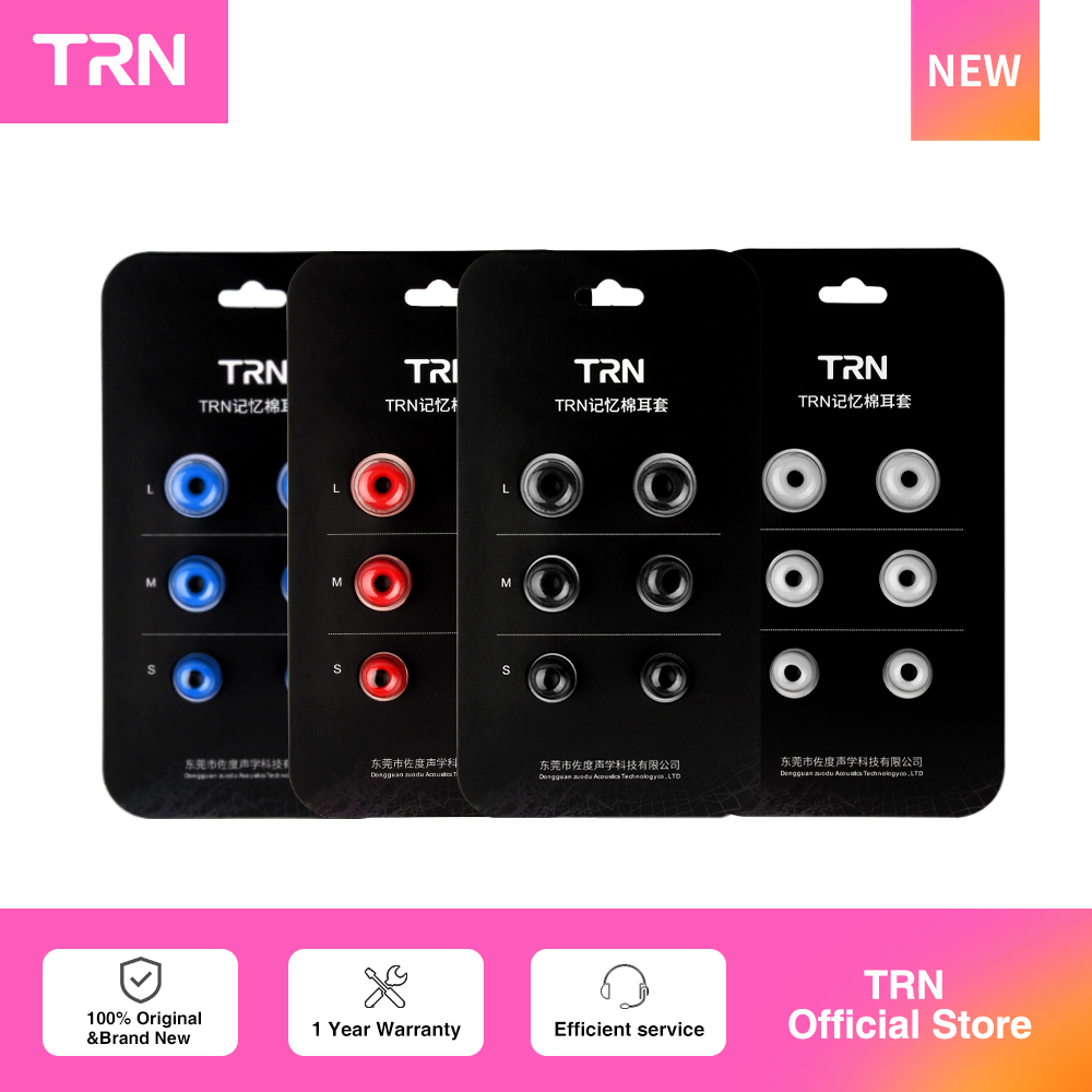 TRN 3 Đôi (6 Cái) tai Nghe Chụ - đánh giá và giá Earphone Foam Tip